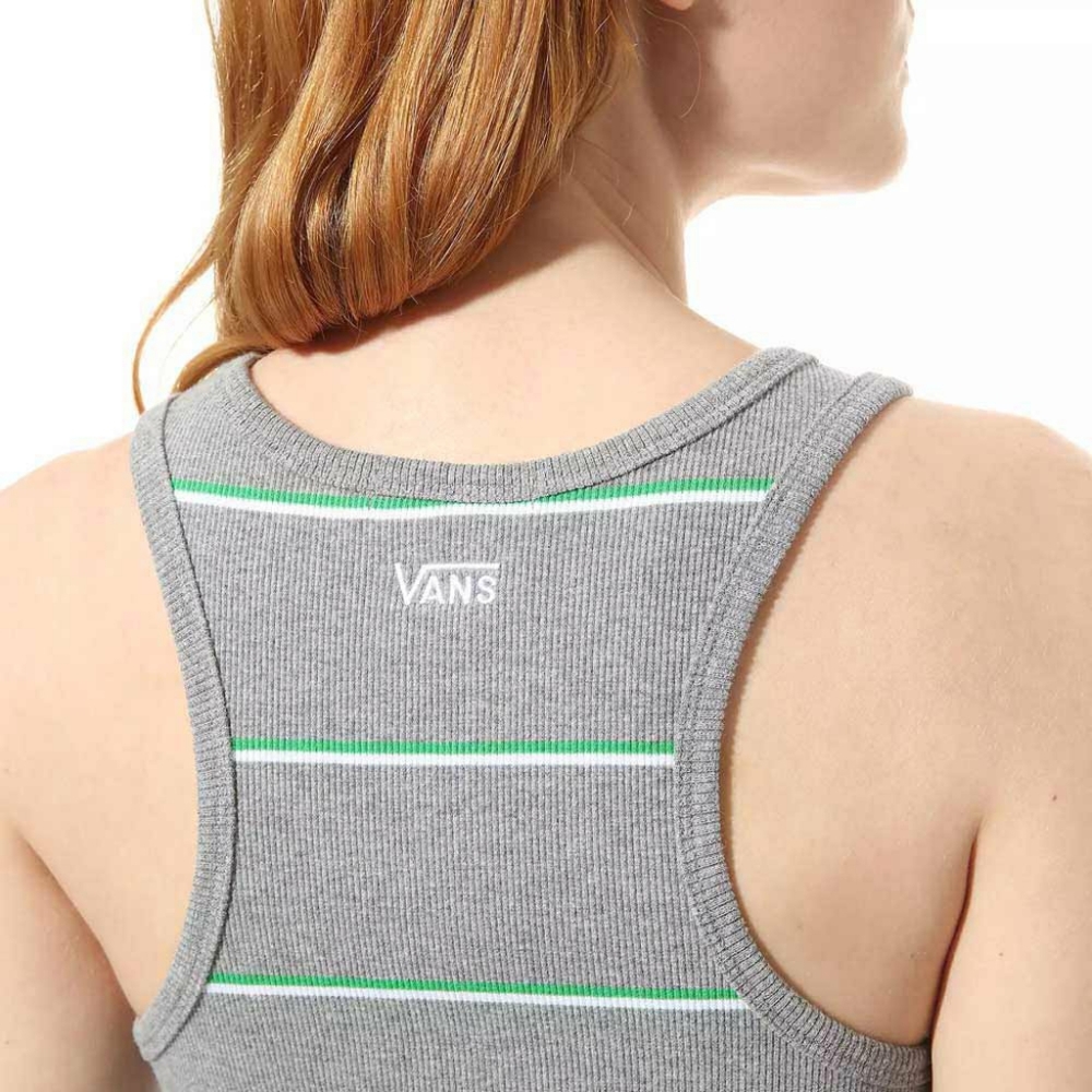 NWT Vans Lineation Tank Mini Ribbed Striped Dress - Picture 3 of 3